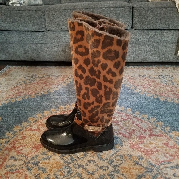 Bamboo animal print Rian boots - Picture 4 of 9